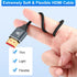 8K 6.6FT, 2.1 8K@60Hz, 4K@120Hz 144Hz 48Gbps Thsucords Silicone HDMI Cable Flexible Slim High Speed HDMI Cord Supports