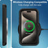iPhone 15 Pro Max Case - Heavy Duty, Full Body Rugged, Built-in Screen Protector, Shockproof & Dustproof (Black)