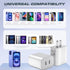 USB C Charger for iPhone 16, 2 Pack 36W PD Dual USB C Port Wall Fast Charger Adapter with 2 Pcs 6 FT Cable