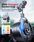 Phone Holder for Car with New Rotating Base, Universal Cell Phone Mount for Dashboard, Windshield, Long Arm