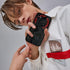 Cool Gladiator Phone Case for iPhone 12, Clear Frosted Trendy Design with 3D Embossed Features