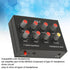 7 12dB 3.5mm Band Sound Equalizer, Output Input, High Bass Adjustment, Two Channel Digital Equalizer, Interface