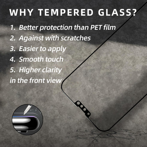 EGKimBa Gradient Colorful Electroplated Privacy Screen Protector for iPhone 13, 13 Pro, 14 - 6.1" Anti-Spy, Anti-Blue