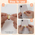Qianyu 16 PCS Heart Cell Phone Ring Holder Metal Phone Ring Holder Adhesive Metal Phones Finger Grip Loop Heart Grip