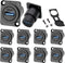 PENGLIN 10PCS USB 3.0 Panel Mount Connector, Female to Female Pass Through Data Connector for Audio Video Transfer
