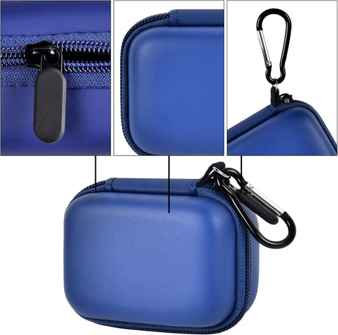 Carrying Case for iWALK Portable Charger Power Bank, Compatible with Various Small Charging Battery Packs (Blue Bag