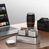 TREBLEET 4-Bay 3.2 2 10Gbps 2.0 Workflow Station - Professional Modular Card Reader Hub, USB Gen Docking Station