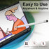 SSS·GRGB Magnetic Disc Stylus for Touch Screens - High Sensitivity Capacitive Stylus for Tablets, White