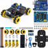 LAFVIN 4WD Mecanum Robot Car Kit Smart DIY Project Compatible with Arduino