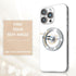 Magnetic Phone Grip for iPhone, Magnetic Phone Ring Holder for MagSafe, Compatible with iPhone MagSafe Wireless