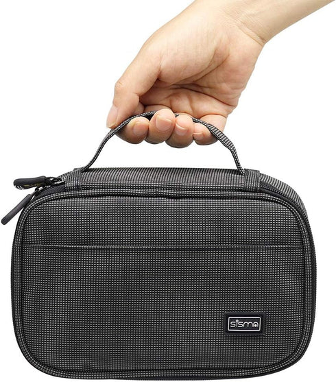 sisma Tech Travel Organizer, Small Electronic Accessories Carrying Bag for Cables, Phone Chargers, Special Edition