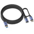 3.0 (3.2 1) 5Gbps 15ft(5M) OkyLink USB Gen A to Micro-B Male to Male Data Cable, High Speed Transfer, for External Hard