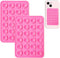 PKYAA 2 Pack Silicone Suction Phone Case Adhesive Mount, Strong Grip Holder for Selfies and Videos, Pink