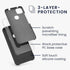 kwmobile TPU Silicone Case for Google Pixel 4a, Soft Finish Phone Cover (Black Matte)
