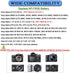 Gonine AC-PW20 Power Supply NP-FW50 Dummy Battery Kit for Sony Alpha ZV-E10, A6400, A6000, A5100 Cameras