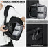 Professional Camera Backpack for DSLR SLR, Waterproof with Rain Cover, Large Capacity Photography Case, Black