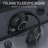 LORELEI B-C6 Wireless Over Ear Headphones, 50H Playtime, Foldable Lightweight Bluetooth Headsets, Deep Bass, Memory