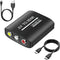 GINGIN RCA to HDMI Converter, AV to HDMI, Composite to HDMI Compatible with WII, PS One, PS2, PS3, STB, Xbox, VHS, VCR,