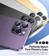 UltraGlass UNBREAK TOP 9H+ Glass for iPhone 14 Pro Max/14 Pro, Military Grade Shatterproof Camera Lens Protector (Deep