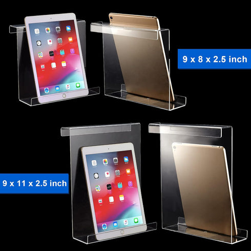 Treadmill Book Holder, Clear Acrylic Reading Rack, Universal Compatible with Kindle, Flat Tablet, eReader