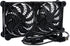 120mm 3-Degree 5V Quiet Dual Router Fan Cooler with L/M/H Speed Controller, DC USB Powered Cooling Case Fan for Router