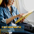 Gold Plated Airplane Headphone Adapter - Dual 3.5mm Male to Female, 3-Pack for Audio Jack & Earphones.