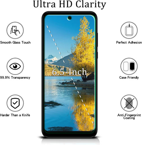 MAYtobe [2 Pack Designed For Motorola Moto G Power 2022 Screen Protector Tempered Glass, Anti-Scratch, Bubble Free