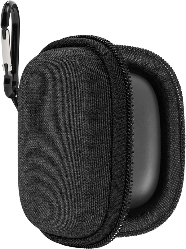 Geekria Shield Earbuds Case for JBL Vibe Buds 2/Flex 2/Beam 2, Tune Buds 2, Hard Shell Travel Bag with Carabiner Clip