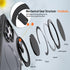 Magnetic Ring Case for Samsung Galaxy S22 Ultra/S23 Ultra, Shockproof Protection with 360° Rotatable Ring Stand