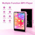 SWOFY 128GB MP3 M4 5.4, 2.4" MP3 Player with Bluetooth Pink- Music Player with Bluetooth Portable HiFi Player with FM