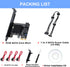 PCI-E X1 to SATA 3.0 Controller Card, 4-Port SATA III 6Gbps Expansion Cards, Supports PCI-Express (1X 4X 8X 16X) Slot,