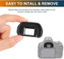 uxcell 60Da 6D 5DII 60D 50D 5D 40D 30D, 1pcs Camera Eyecup, Rubber Eye Cup Eyepiece Viewfinder Protector for EB