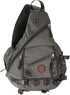 Backpack Large Sling Bag Laptop Cross Body Messenger Bag Shoulder Travel Rucksack (A-Black)