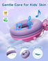 74/85dB 3.5mm awatrue Kids Headphones, Safe Volume Limit, Stereo Sound, Wired On-Ear Headphones for Kids Boys Girls