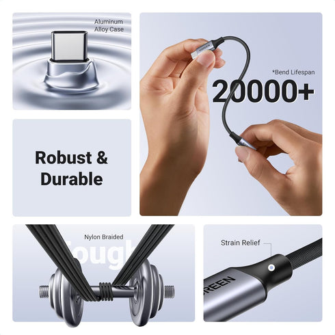UGREEN USB C to 3.5mm Audio Adapter, Type C to Headphone Aux Jack Dongle, HiFi DAC Cable for iPhone 16
