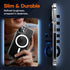 TAURI 3 in 1 Magnetic iPhone 13 Case - Compatible with MagSafe with 2X Screen Protectors - Clear 6.1"