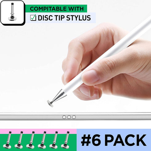 Disc Tips Replacement for OASO Capacitive Stylus Pen - 6 Pack