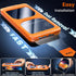 TOCOL for iPhone 14 Screen Protector, 9H+ Hardness Tempered Glass Full Coverage, Easy Installation (2 Pack) with True