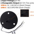 Facon 12V RV USB Charger Socket, QC3.0 Quick Charger USB Type A + Type C PD 18W, Wall Mount RV USB Charging Port, for RV Trailer Camper Boat Marine Motorhome (Black) by Facon