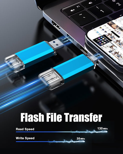KOOTION 32GB 2 1 3.0/Type USB C Flash Drive in OTG USB C Thumb Drive Dual Drive USB C Memory Stick for Smartphone