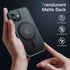 JETech Magnetic Case for iPhone 12/12 Pro 6.1-Inch, Compatible with MagSafe, Translucent Matte Back Slim Shockproof