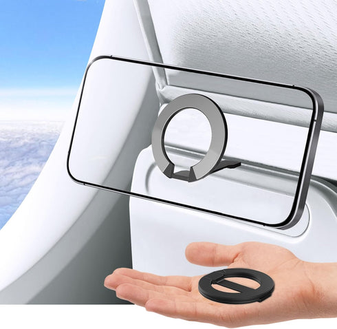 MCCHJoy Mini Universal in Flight Airplane Phone Holder, 360Rotation Foldable Phone Mount Travel