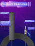 Universal Car Radio Antenna - Hidden Adhesive Mount Patch for FM AM Stereo Media Receiver Player