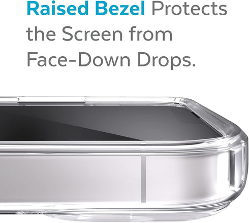 Speck 13 iPhone Mini Case - Drop Protection, Wireless Charging Compatible, Clear, Antimicrobial