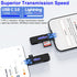 USB C Lightning SD Card Reader for iPhone 15 iPad Mac - 2 in 1 Micro SD/SD Card Adapter, Portable