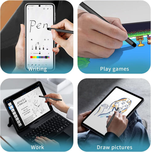 Stylus Pens with Pen Slot for Touch Screens, High Precision Capacitive Universal Stylus for iPad, iPhone, Samsung