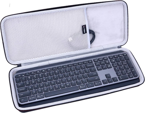 LTGEM Hard Case for Logitech MX Keys/MX Keys S Advanced Wireless Illuminated Keyboard and Palm Rest