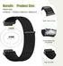 NotoCity Nylon Forerunner 735XT Band, Forerunner 235 Smartwatch Band, Forerunner 630/620 Strap, Approach S6