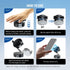 NEEWER 360 A9 ENTRY LEVEL VERSION Magnetic Cell Phone Holder Mount Stand Foldable with Vacuum Suction Cup for Your Car