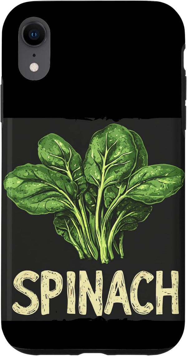 Spinach Outfit Spinach Style for Everyday Nutrition and Food Lovers Case for iPhone XR